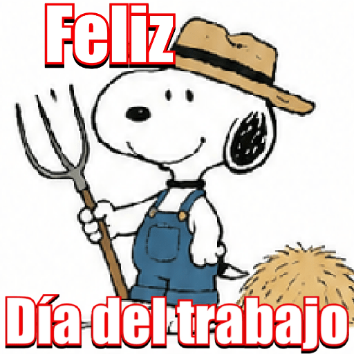 Snoopy Día del trabajo 💼👷🏻🧑🏻‍✈️ 7