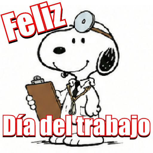 Snoopy Día del trabajo 💼👷🏻🧑🏻‍✈️ 3