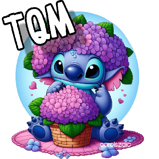 Flores moradas Stitch 💜🪻💜 8