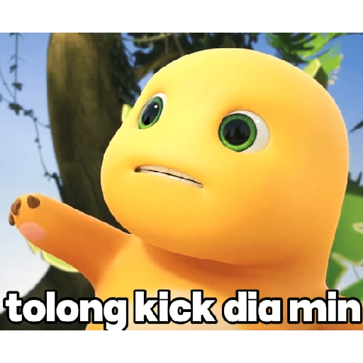 Dino Kuning Nailoong Sticker1G 14