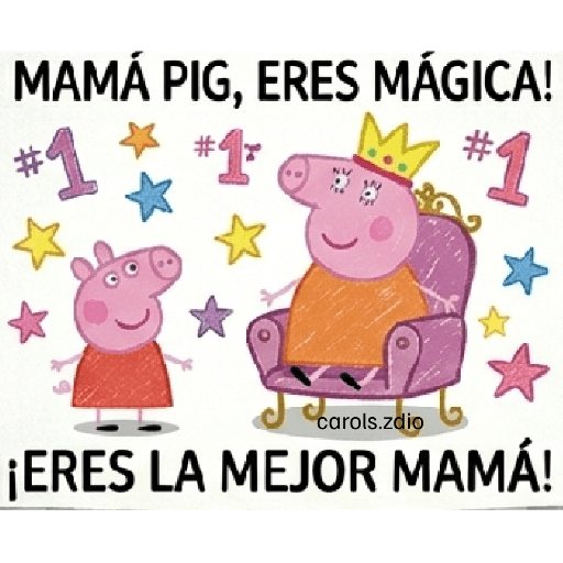 💐 Día de las Madres Peppa Pig💐 5