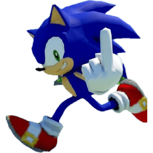 Sonic e sua turma dando dedo  10