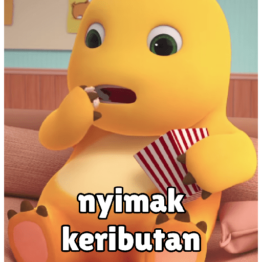 Dino Kuning Nailoong Sticker1G 23