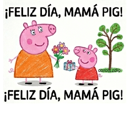 💐 Día de las Madres Peppa Pig💐 4