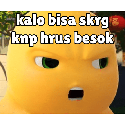 Dino Kuning Nailoong Sticker1G 28