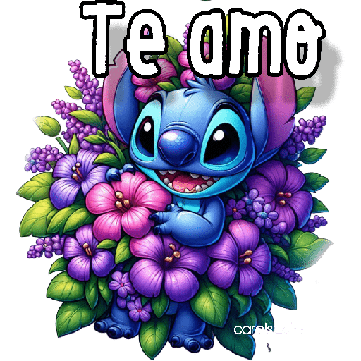 Flores moradas Stitch 💜🪻💜 11
