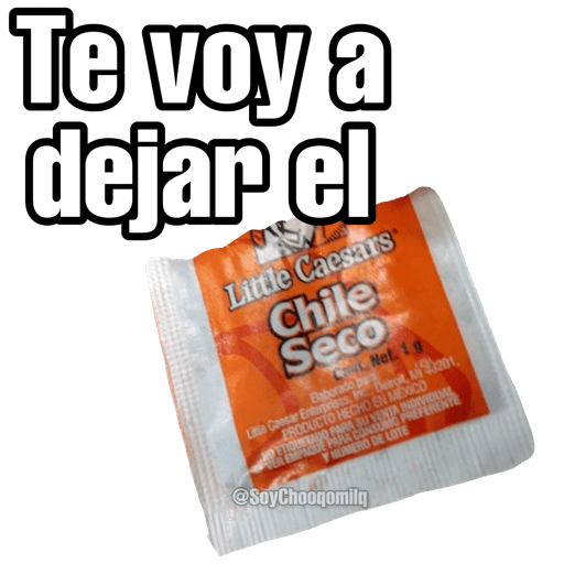 Te voy a dejar el