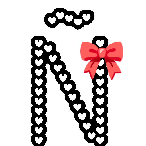 🎀letter coquette💖ABC🎀 15