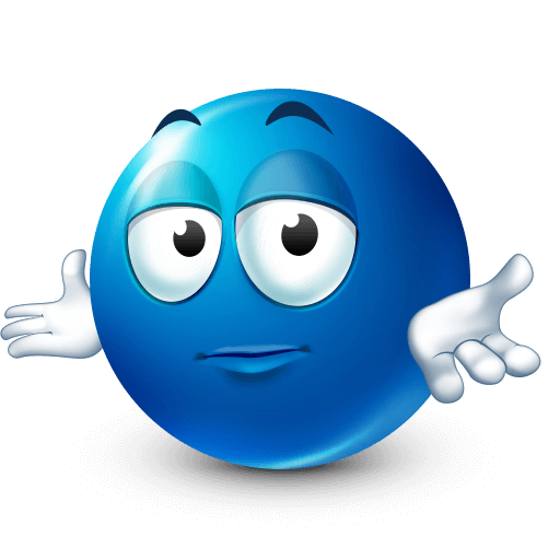 Expressive Blue Emoji V2 16
