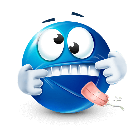 Expressive Blue Emoji V2 5