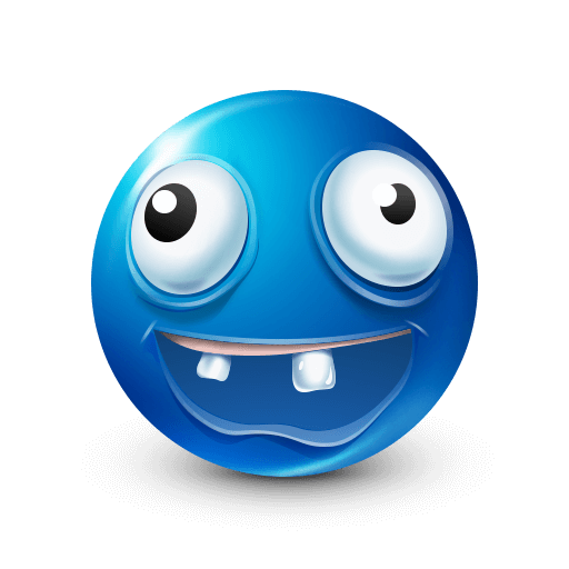 Expressive Blue Emoji V2 6