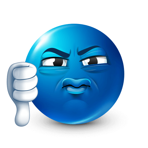 Expressive Blue Emoji V2 14
