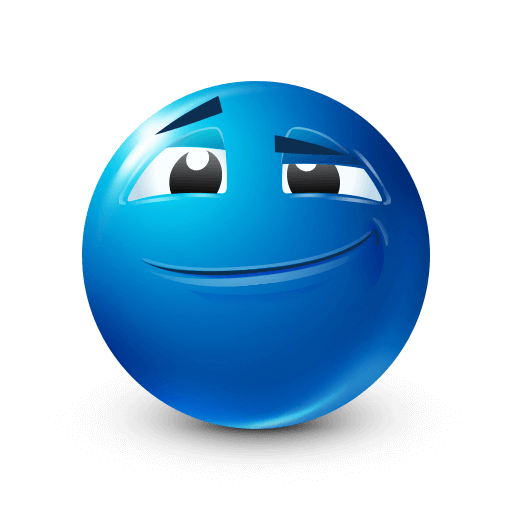 Expressive Blue Emoji V2 8