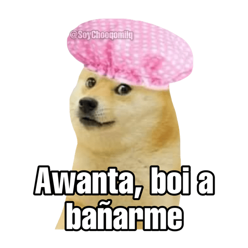 Awanta, boi a bañarme