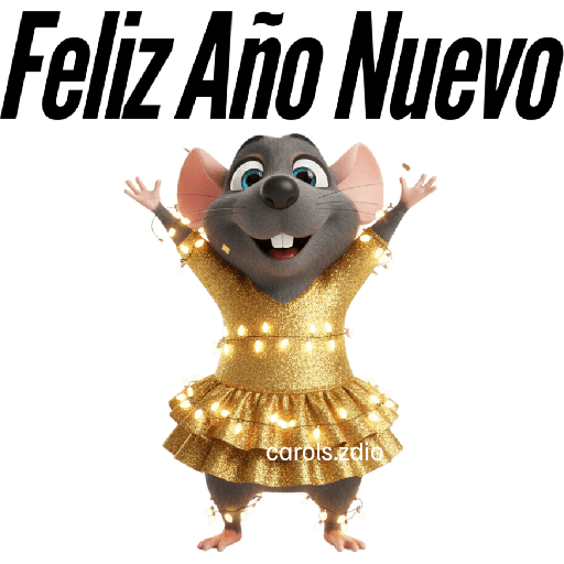 🎉🥂 Ratita Feliz Año Nuevo 🥂🎉 11