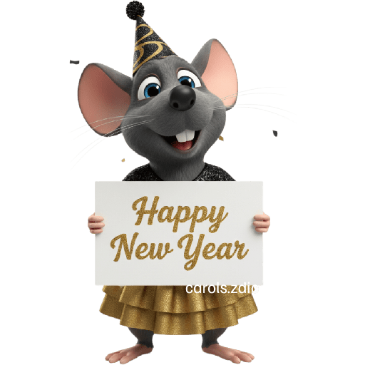 🎉🥂 Ratita Feliz Año Nuevo 🥂🎉 3