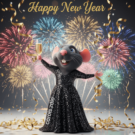 🎉🥂 Ratita Feliz Año Nuevo 🥂🎉 17