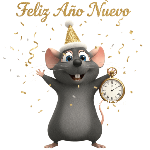 🎉🥂 Ratita Feliz Año Nuevo 🥂🎉 5