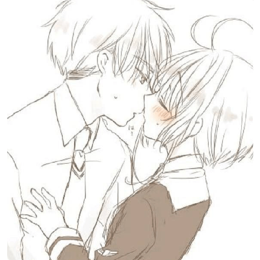 Anime pareja kiss 3 4