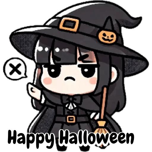 Kawaii cute Happy Halloween 🎃 15