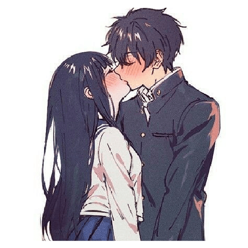 Anime pareja kiss 3 7