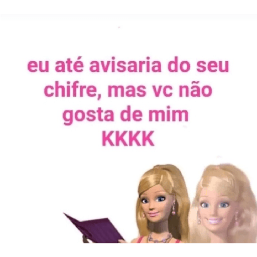 Indiretas da barbie  18