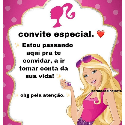 Indiretas da barbie  26