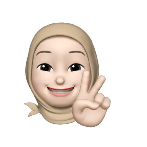 Memoji hijabi🤎 15