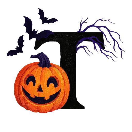 👻Halloween letras abecedario 🎃 20