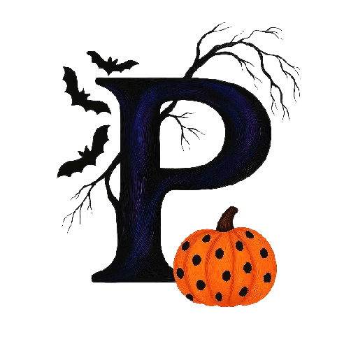👻Halloween letras abecedario 🎃 16