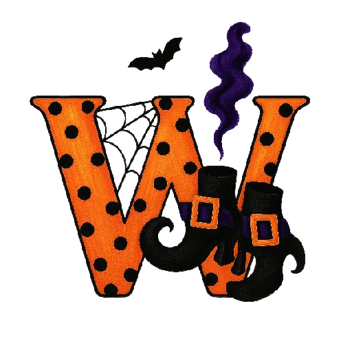 👻Halloween letras abecedario 🎃 23