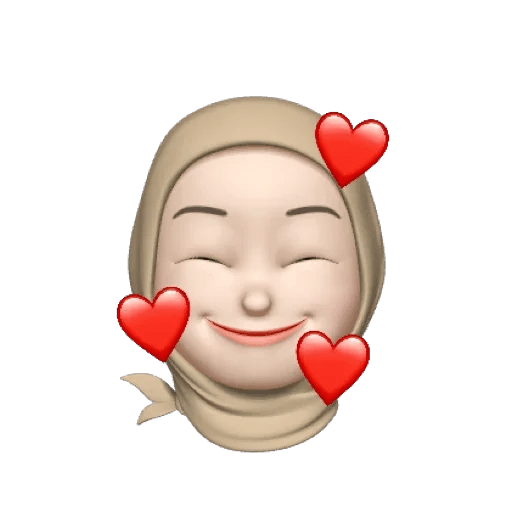 Memoji hijabi🤎 7