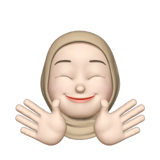 Memoji hijabi🤎 16