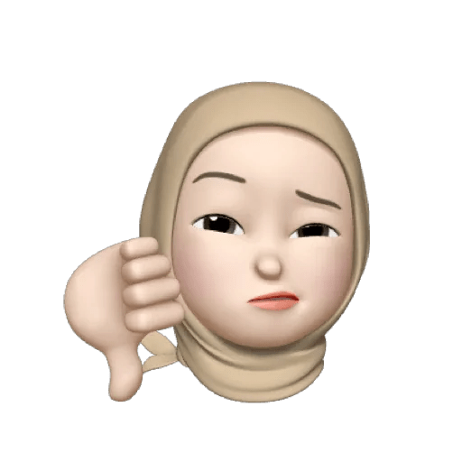 Memoji hijabi🤎 14