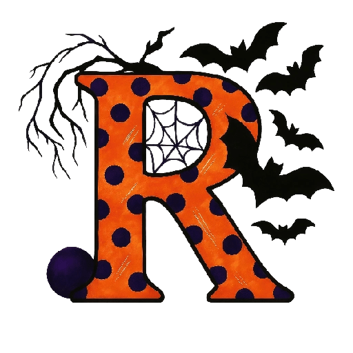 👻Halloween letras abecedario 🎃 18