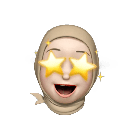 Memoji hijabi🤎 4