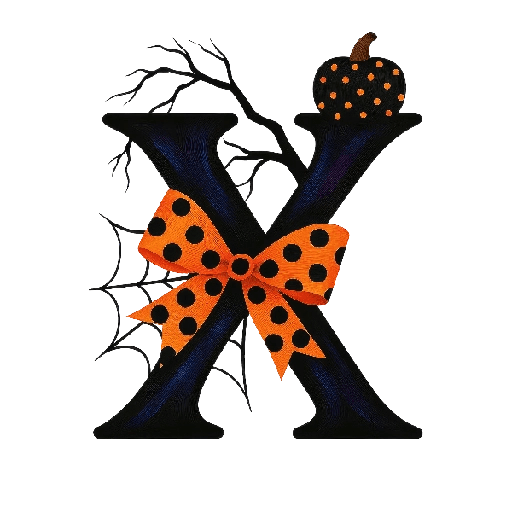 👻Halloween letras abecedario 🎃 24