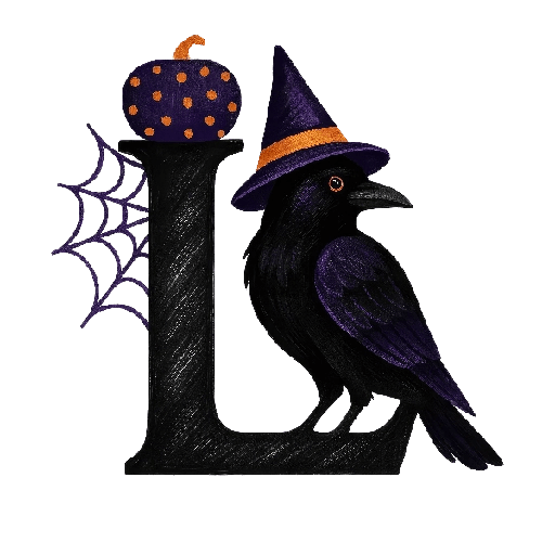 👻Halloween letras abecedario 🎃 12