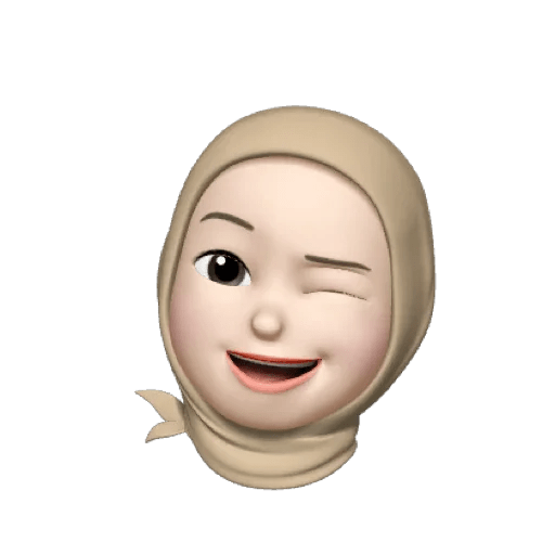 Memoji hijabi🤎 27
