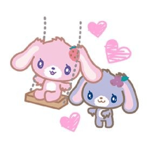 Sanrio bunnies.   ✩ 1