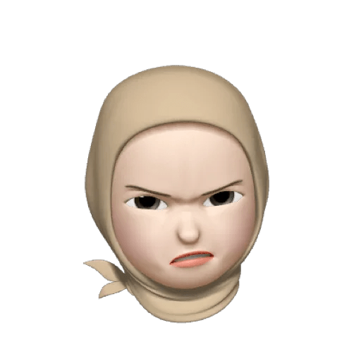 Memoji hijabi🤎 26
