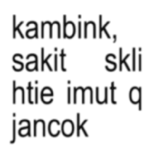 Kata kata anomali 25