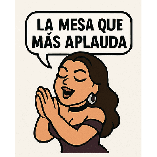 Mesa que más aplauda 😜 2