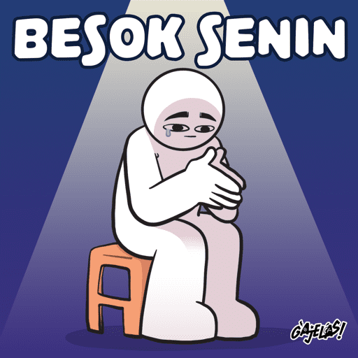 Stiker GJ - Stres Nugas 5