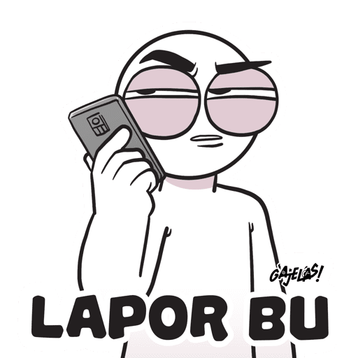 Stiker GJ - Stres Nugas 8