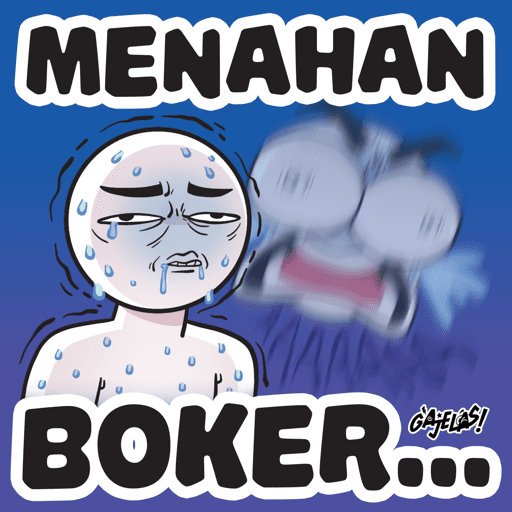 Stiker GJ - Stres Nugas 9