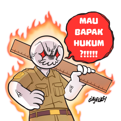 Stiker GJ - Stres Nugas 2