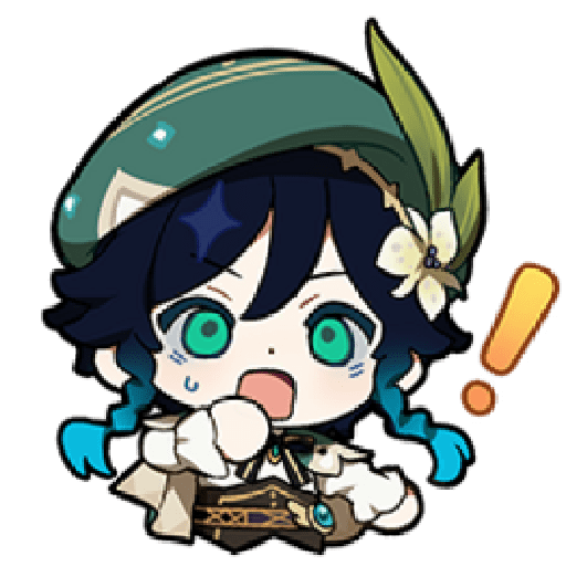 Mondstadt genshin stickers 18