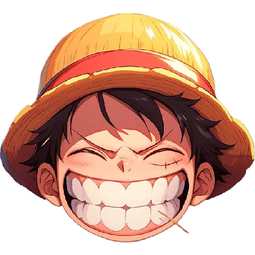Emoji Luffy One Piece  6