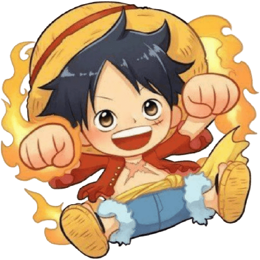 Emoji Luffy One Piece  4